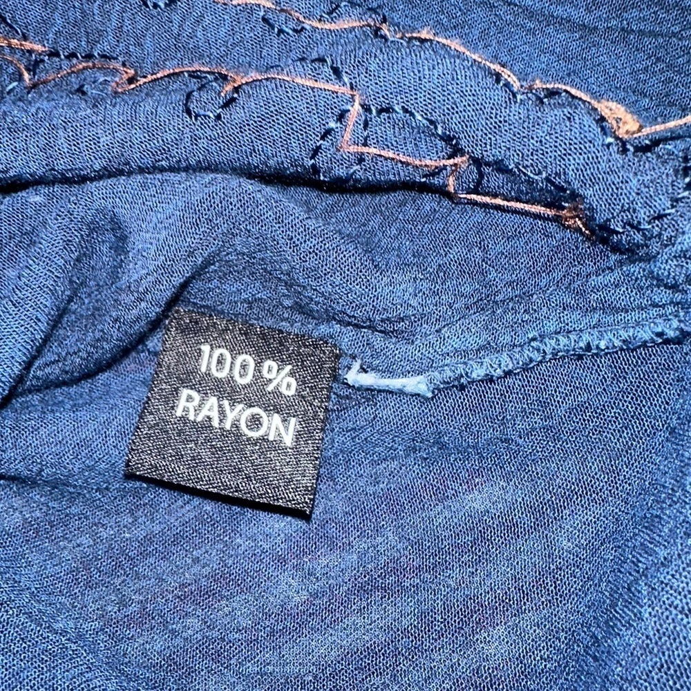 Chic Blue and Gray Women's Tunic - Picture 10 of 10